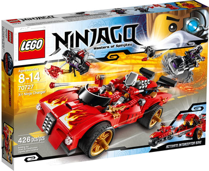 LEGO 70727 X-1 Ninja Charger Car & Interceptor Bike