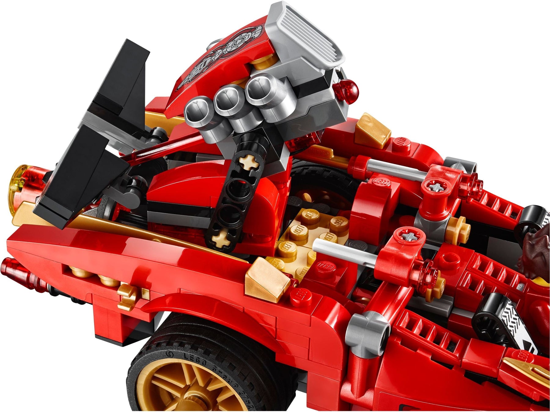 LEGO 70727 X-1 Ninja Charger Car & Interceptor Bike - SuperSaverAU - view 3