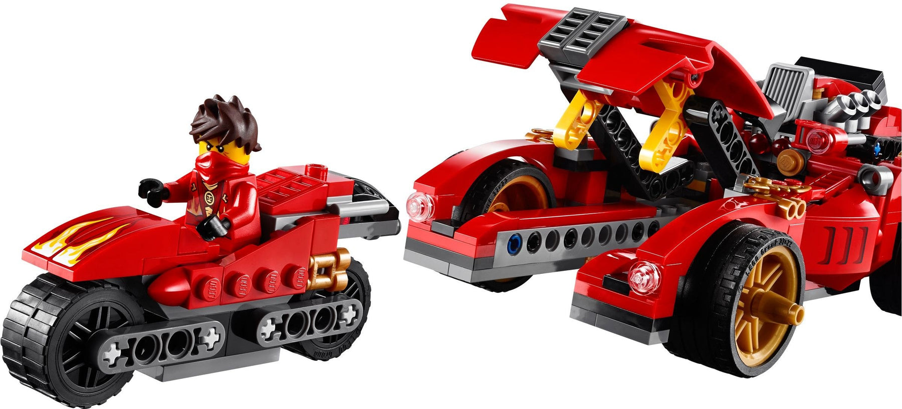 LEGO 70727 X-1 Ninja Charger Car & Interceptor Bike - SuperSaverAU - view 4