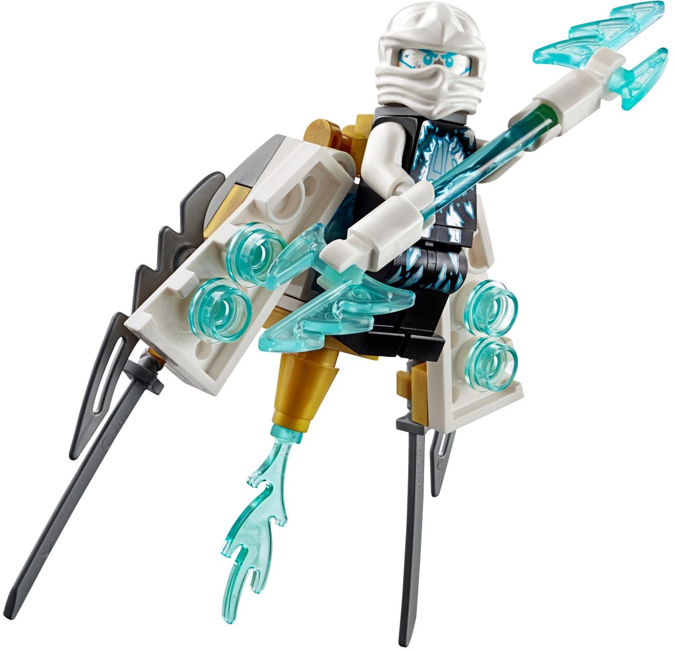 LEGO 70730 Chain Cycle Ambush: Zane vs. Wrayth Aeroblade Battle - SuperSaverAU - view 5