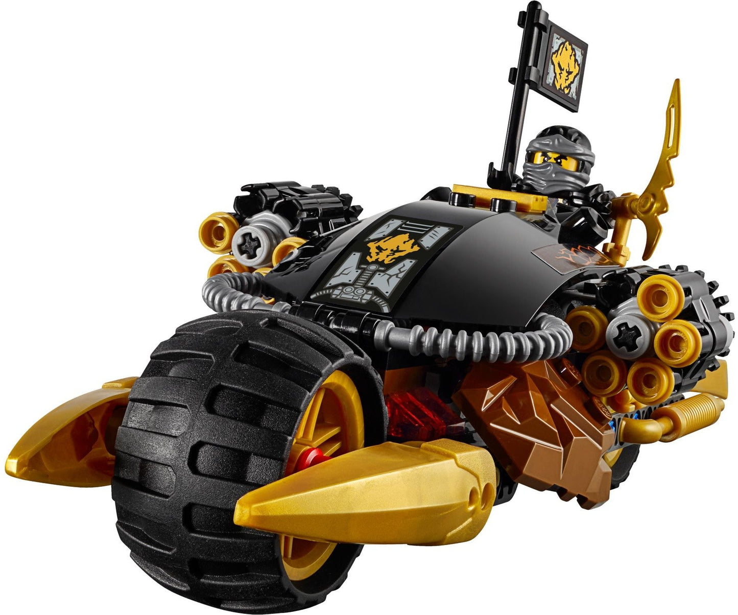 LEGO 70733 Cole's Blaster Bike vs. Ghost Dragon
