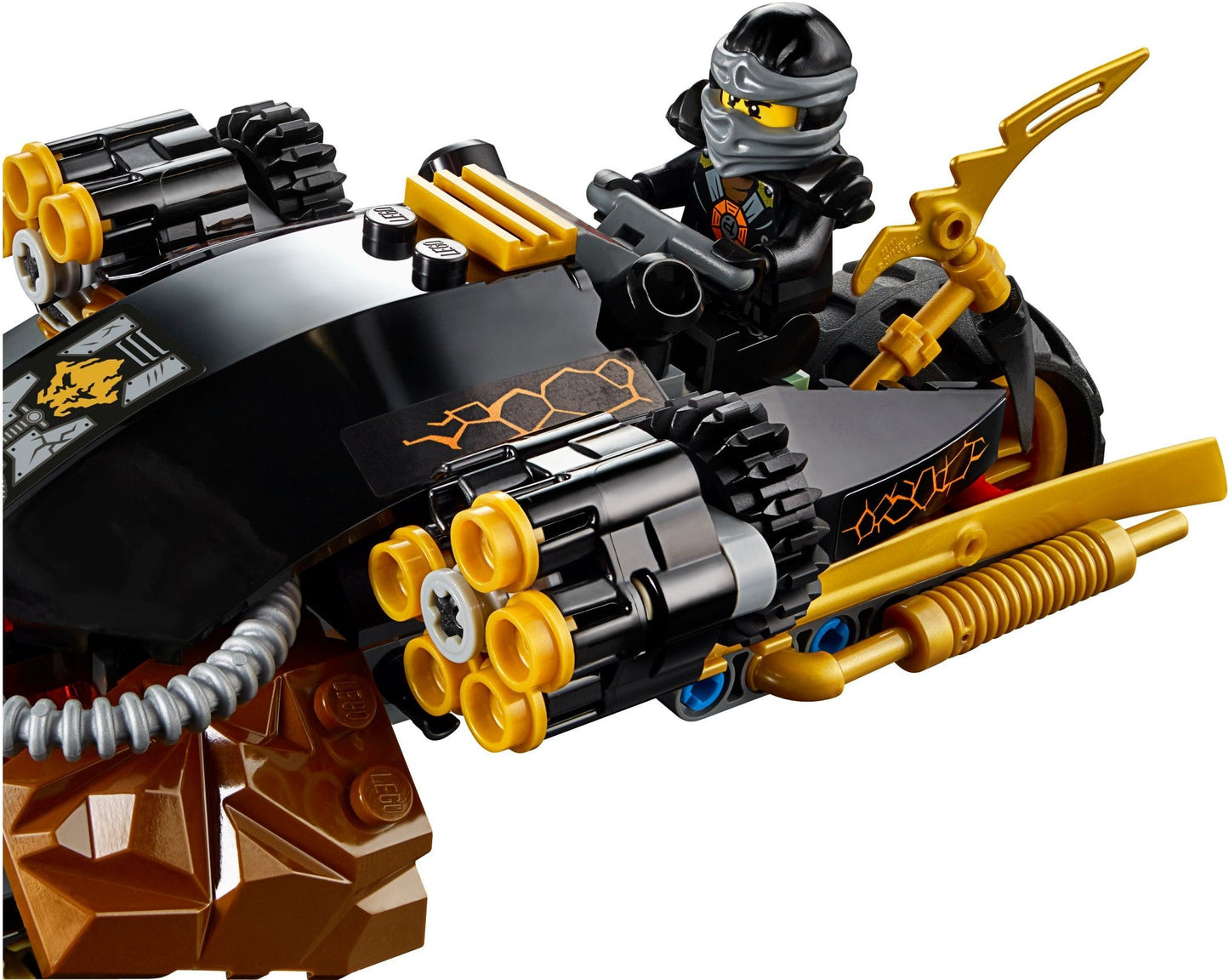 LEGO 70733 Cole's Blaster Bike vs. Ghost Dragon