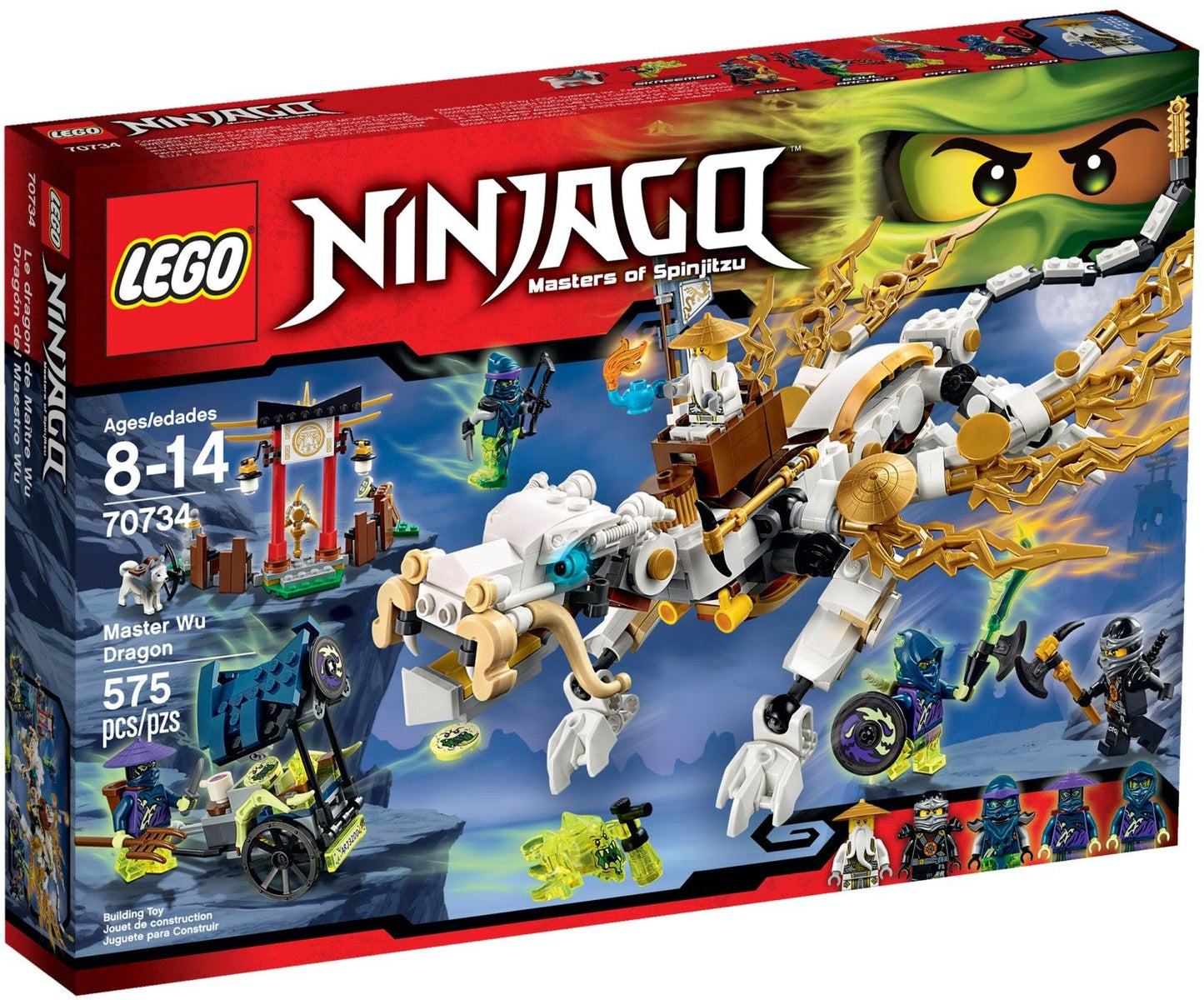 LEGO 70734 Master Wu's Dragon vs. Ghost Army