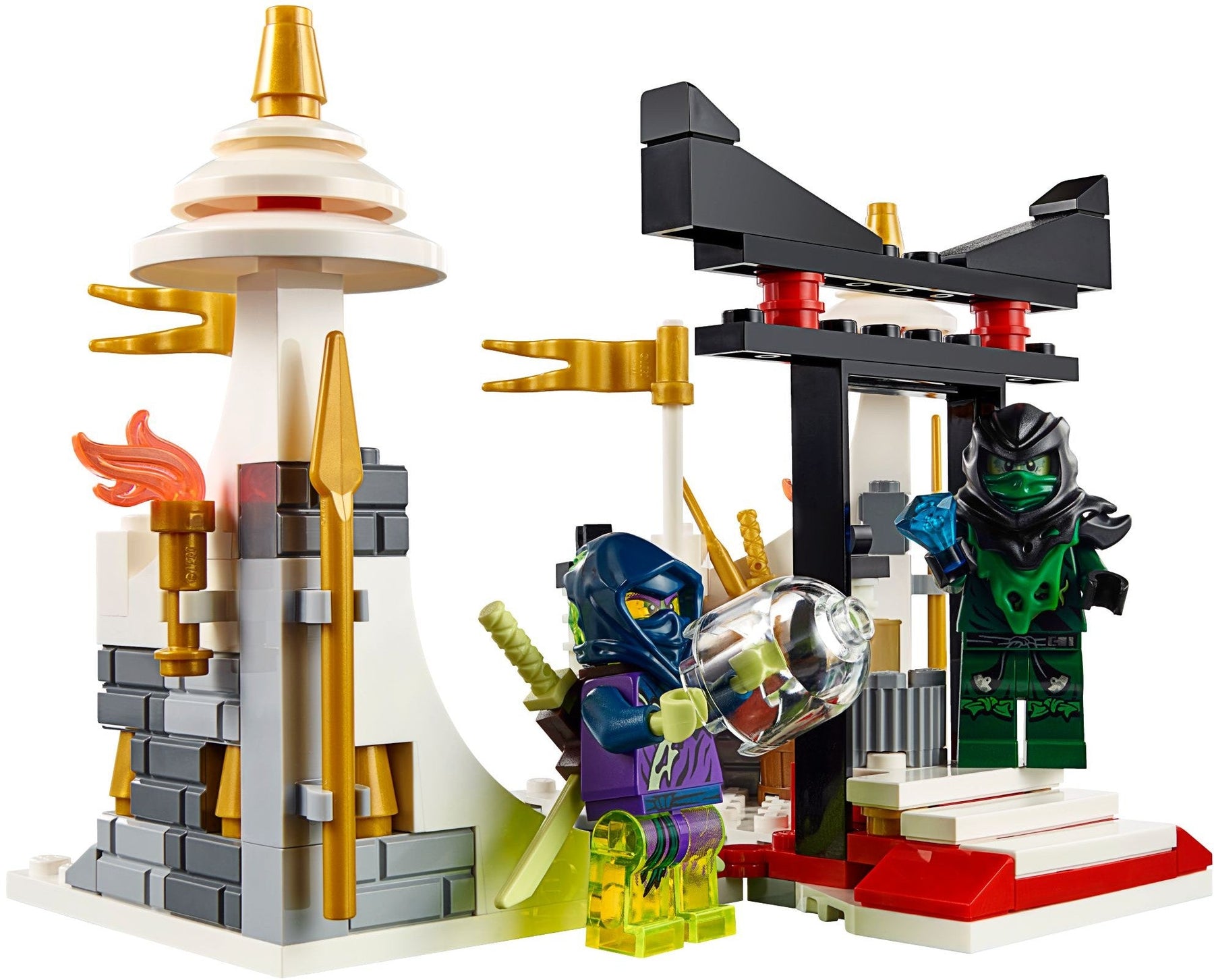 LEGO 70736 Morro Dragon Attack Ninja Temple Defense - SuperSaverAU - view 2