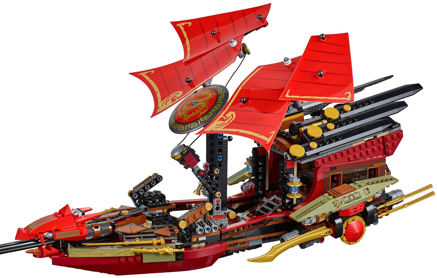 LEGO 70738 NINJAGO Destiny's Bounty Ship - Final Flight vs. Morro