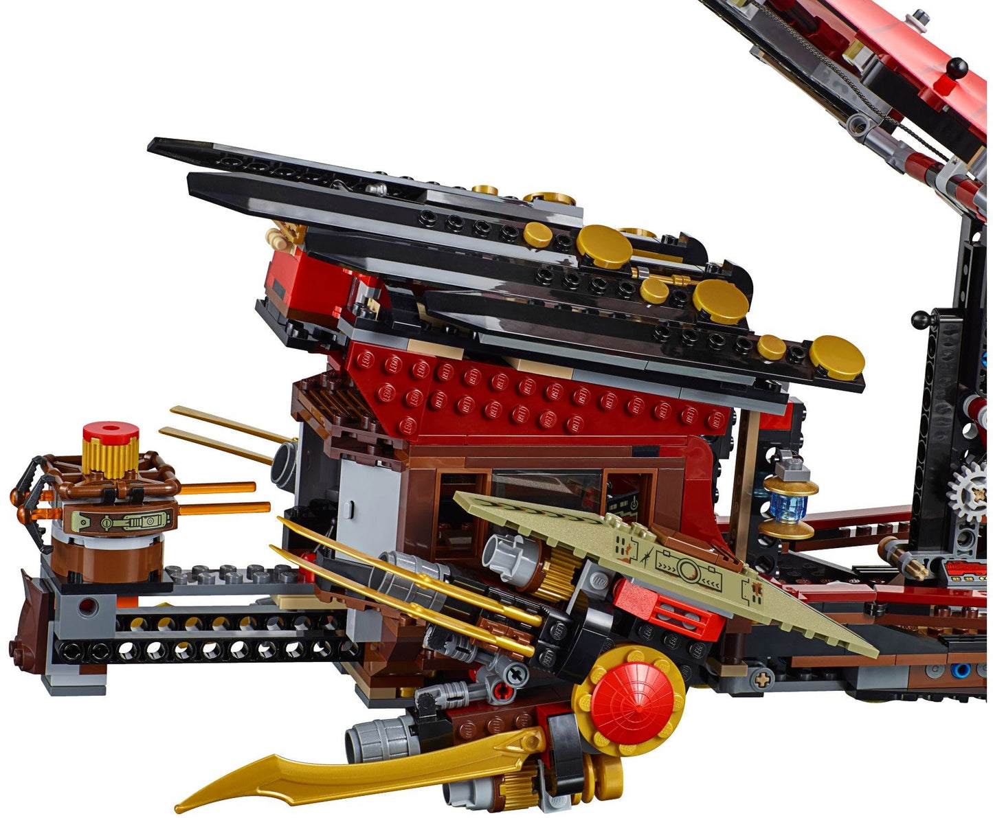 LEGO 70738 NINJAGO Destiny's Bounty Ship - Final Flight vs. Morro