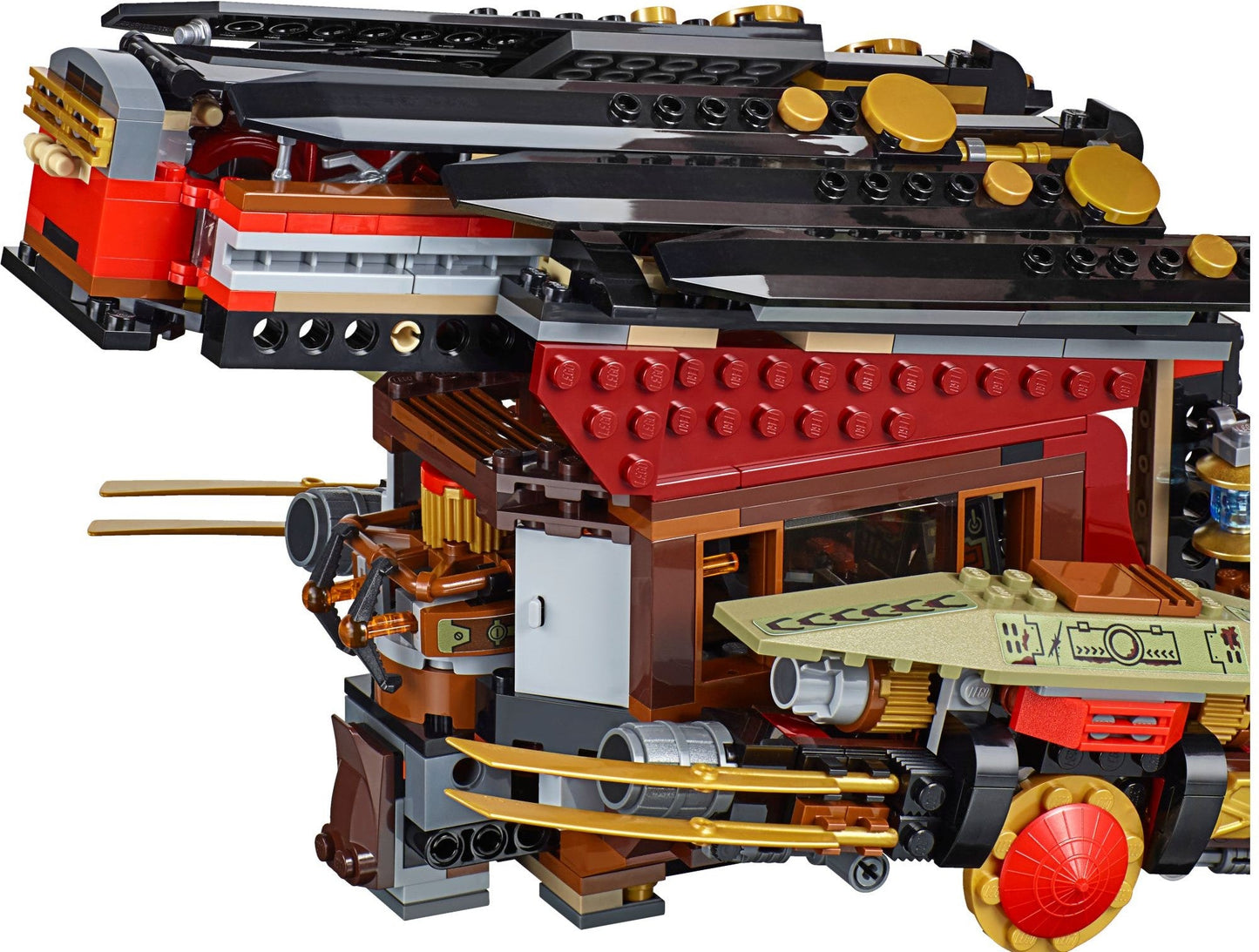 LEGO 70738 NINJAGO Destiny's Bounty Ship - Final Flight vs. Morro