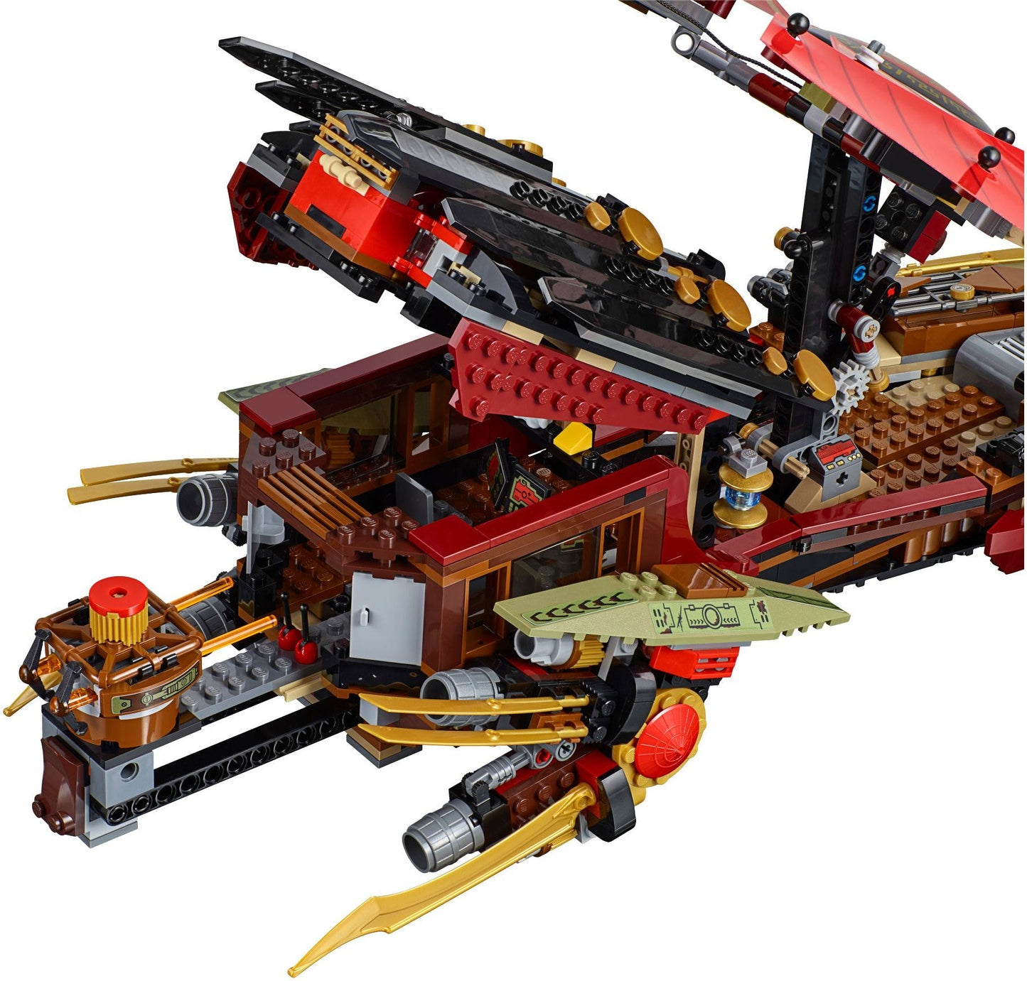 LEGO 70738 NINJAGO Destiny's Bounty Ship - Final Flight vs. Morro