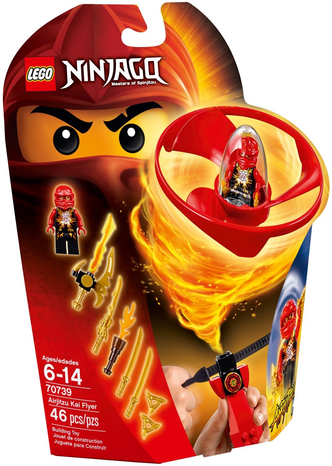 LEGO 70739 Airjitzu Kai Flyer: NINJAGO Spinning Ninja Toy