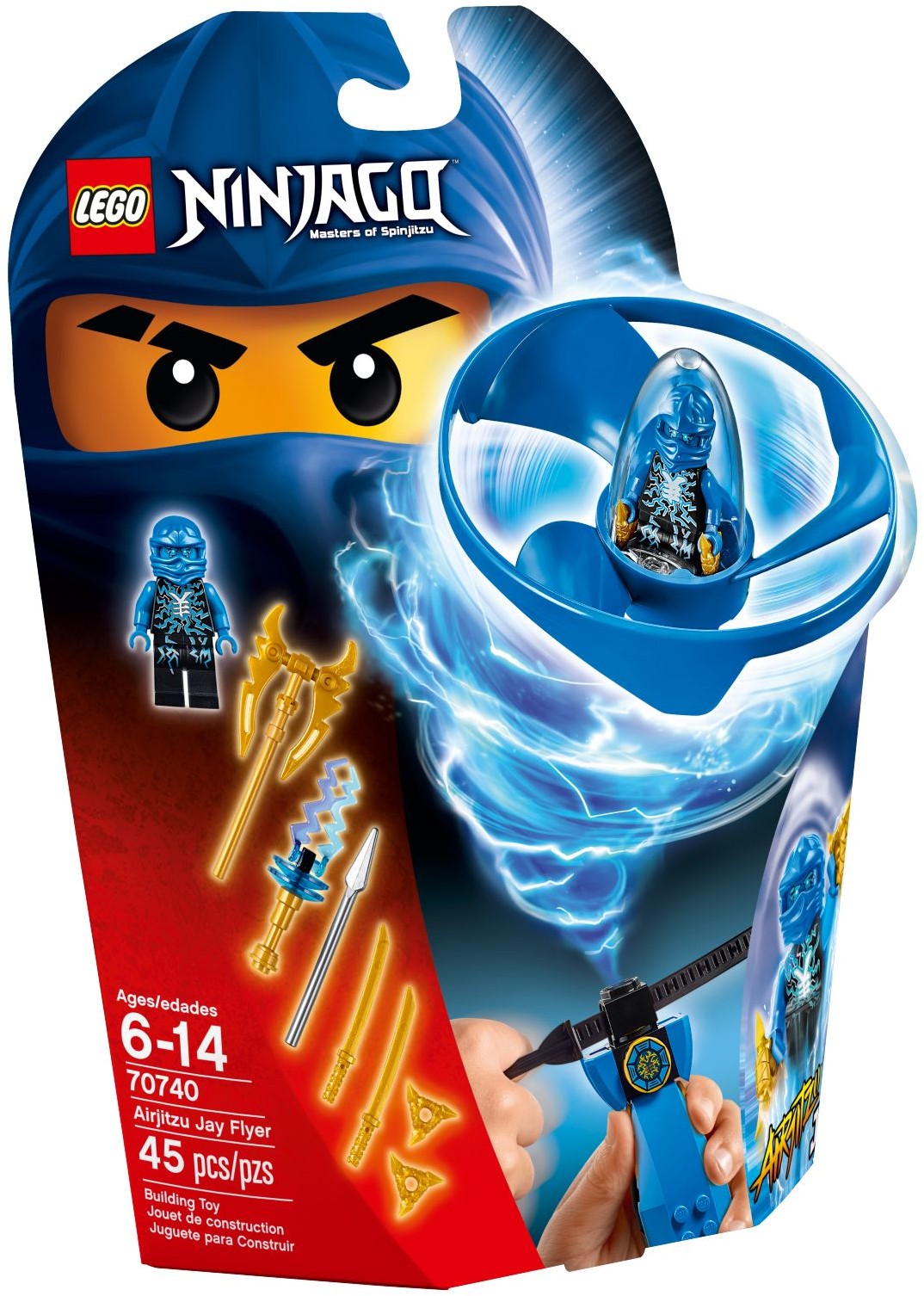 LEGO 70740 NINJAGO Airjitzu Jay Flyer - SuperSaverAU - view 1