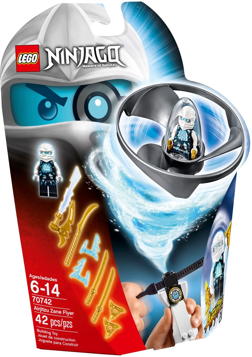 LEGO 70742 Airjitzu Zane Flyer: Spin into NINJAGO Battle!