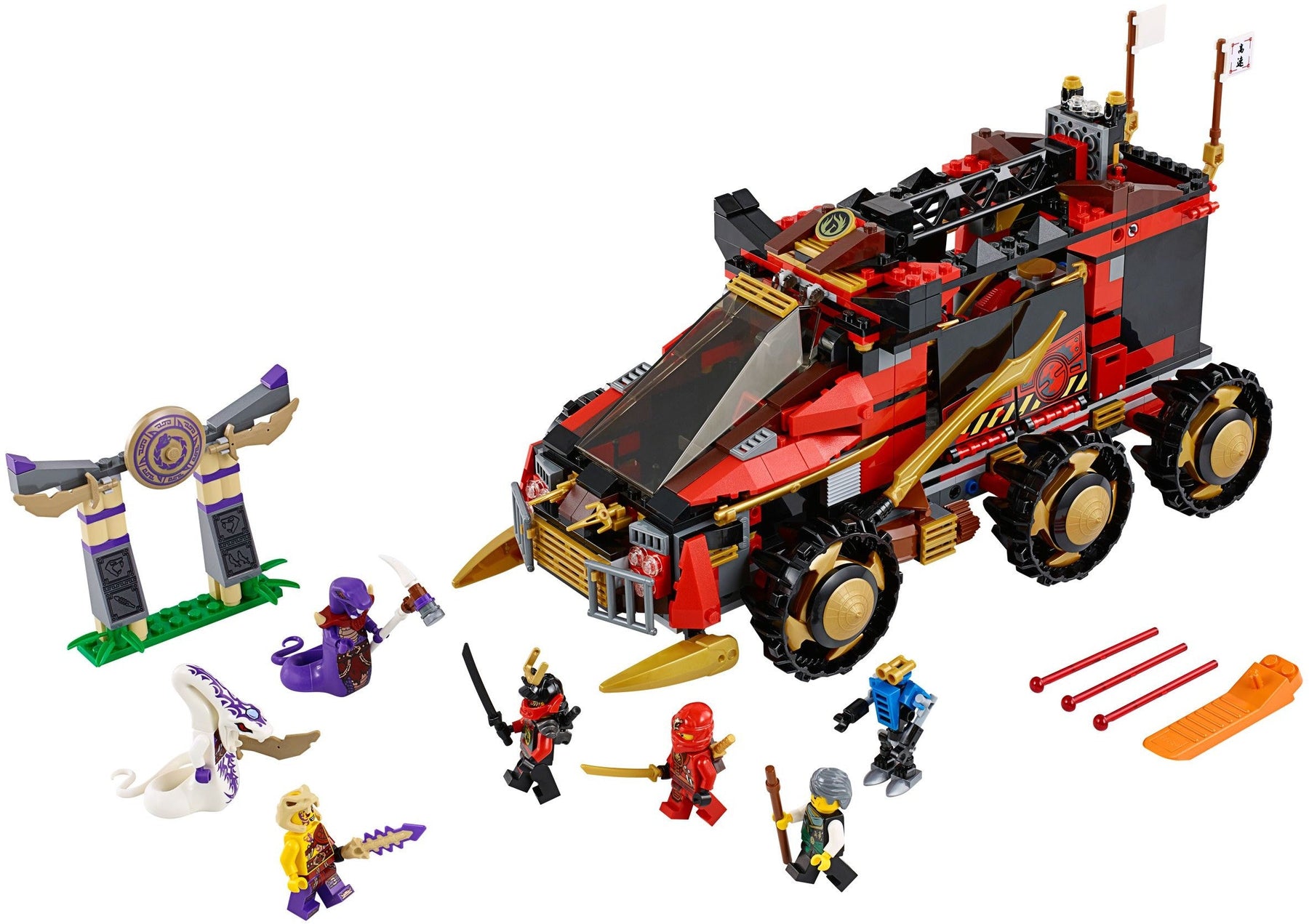 LEGO 70750 Ninja DB X: Battle Pythor & Anacondrai - SuperSaverAU - view 7