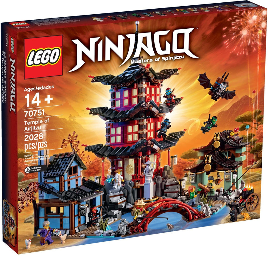 LEGO 70751 Temple of Airjitzu Ninja Village Set - SuperSaverAU - view 1