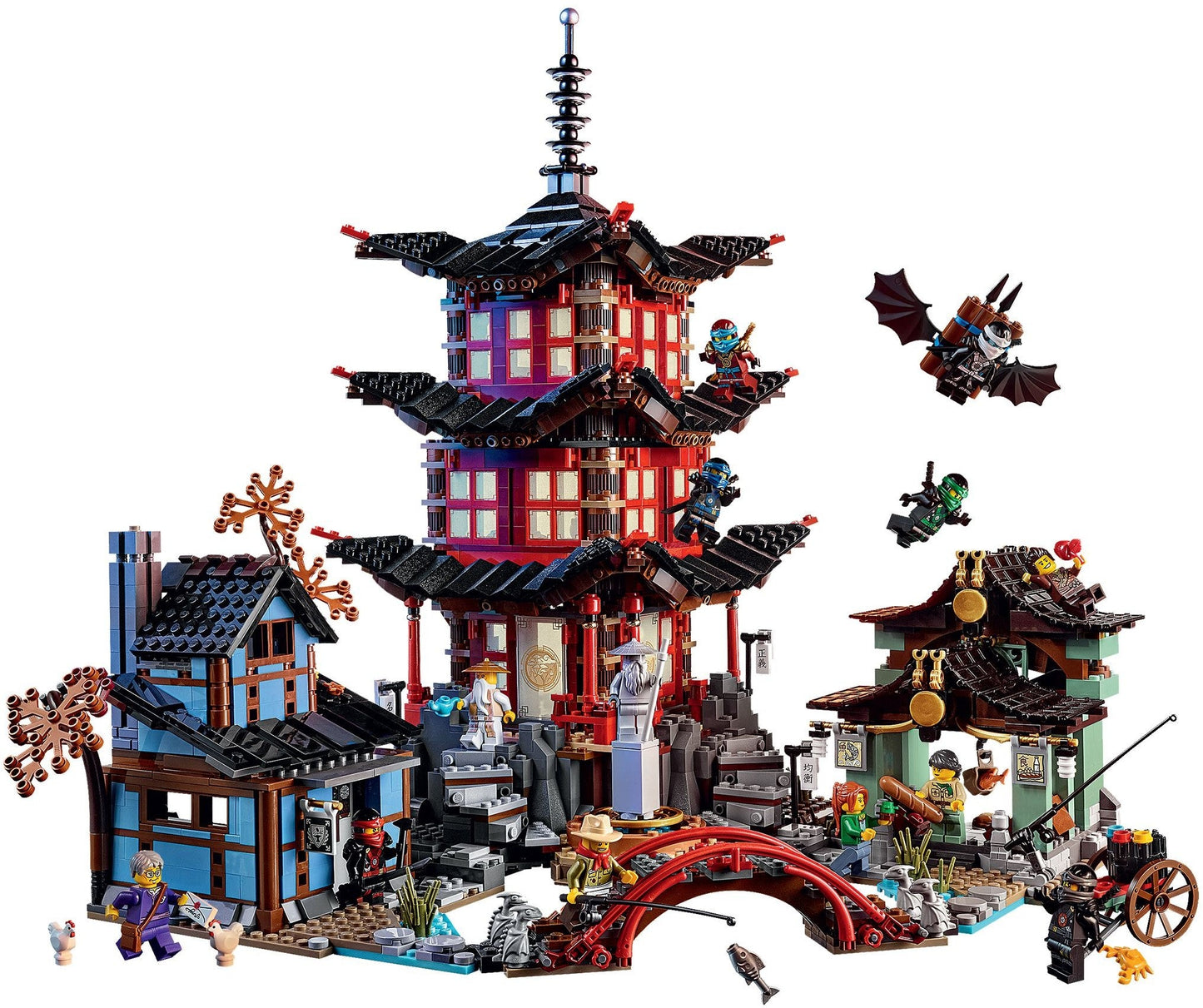 LEGO 70751 Temple of Airjitzu Ninja Village Set