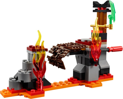 LEGO 70753 Lava Falls - Cole vs. Sleven NINJAGO Tournament Battle