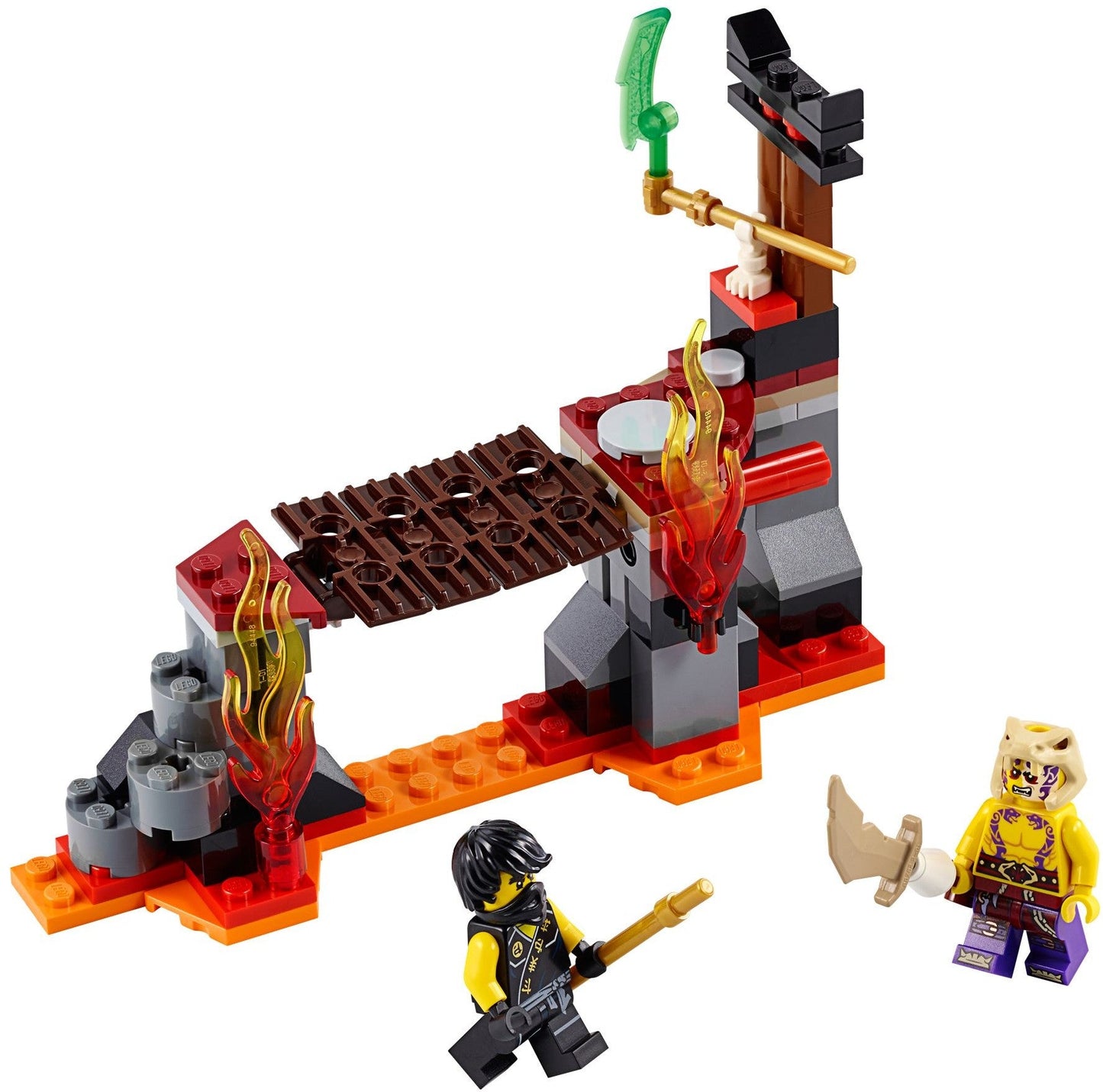 LEGO 70753 Lava Falls - Cole vs. Sleven NINJAGO Tournament Battle