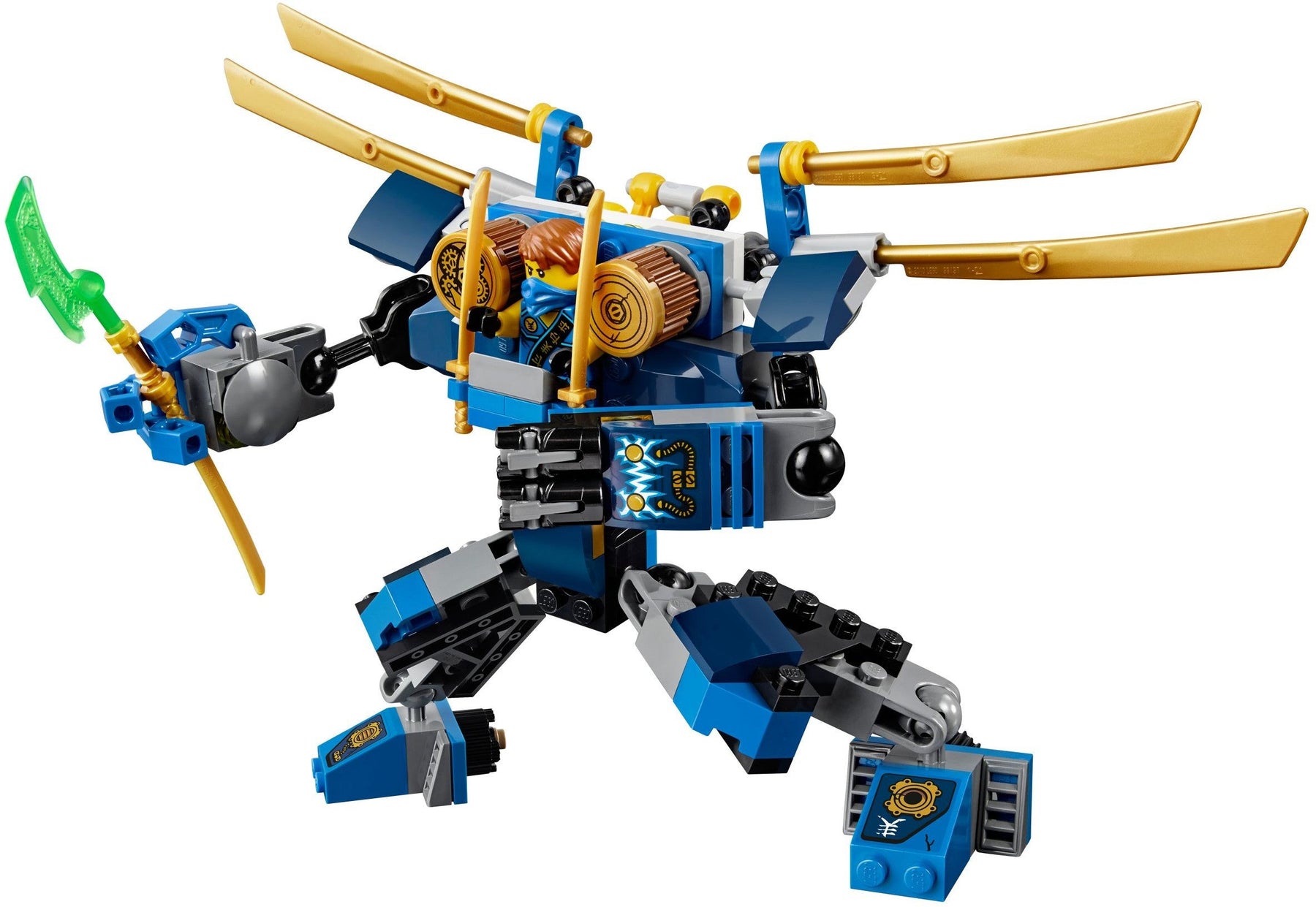 LEGO 70754 ElectroMech Jay vs. Chope Ninja Mech Building Set - SuperSaverAU - view 2