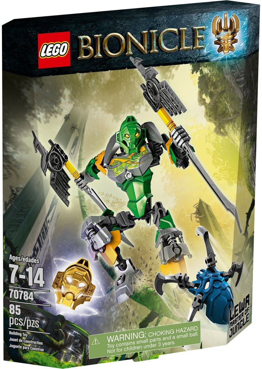 LEGO 70784 Lewa - Master of Jungle BIONICLE Set with X-Glider - SuperSaverAU - view 1