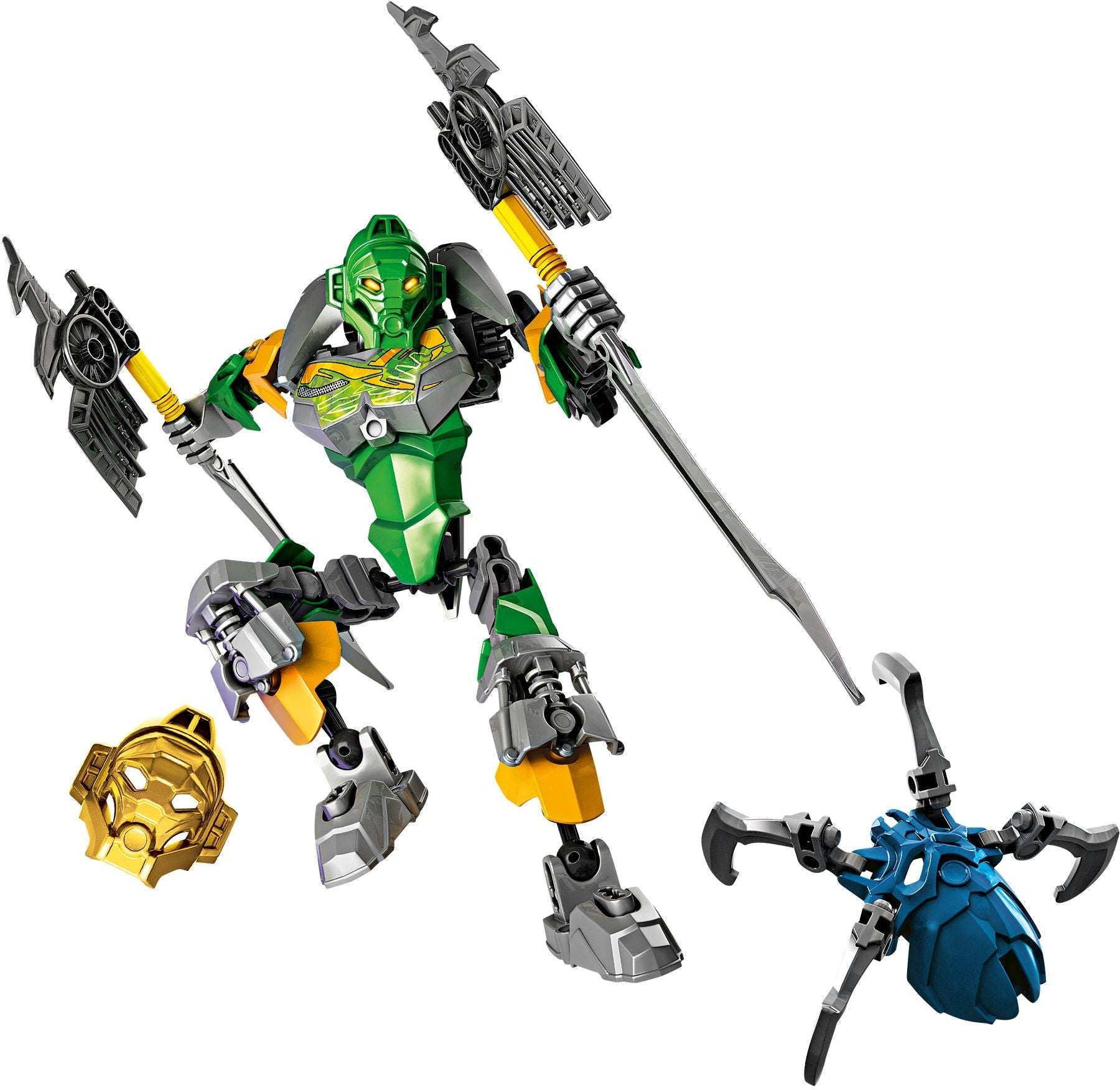 LEGO 70784 Lewa - Master of Jungle BIONICLE Set with X-Glider - SuperSaverAU - view 2