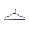 All Set Black Plastic Clothes Hangers - 12 Pack