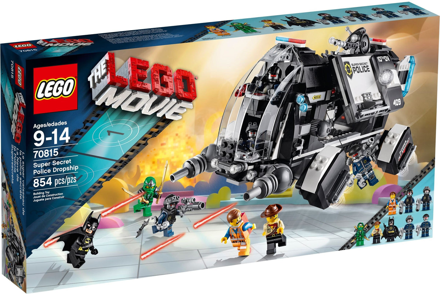 LEGO 70815 The LEGO Movie Super Secret Police Dropship- Auzzi Store
