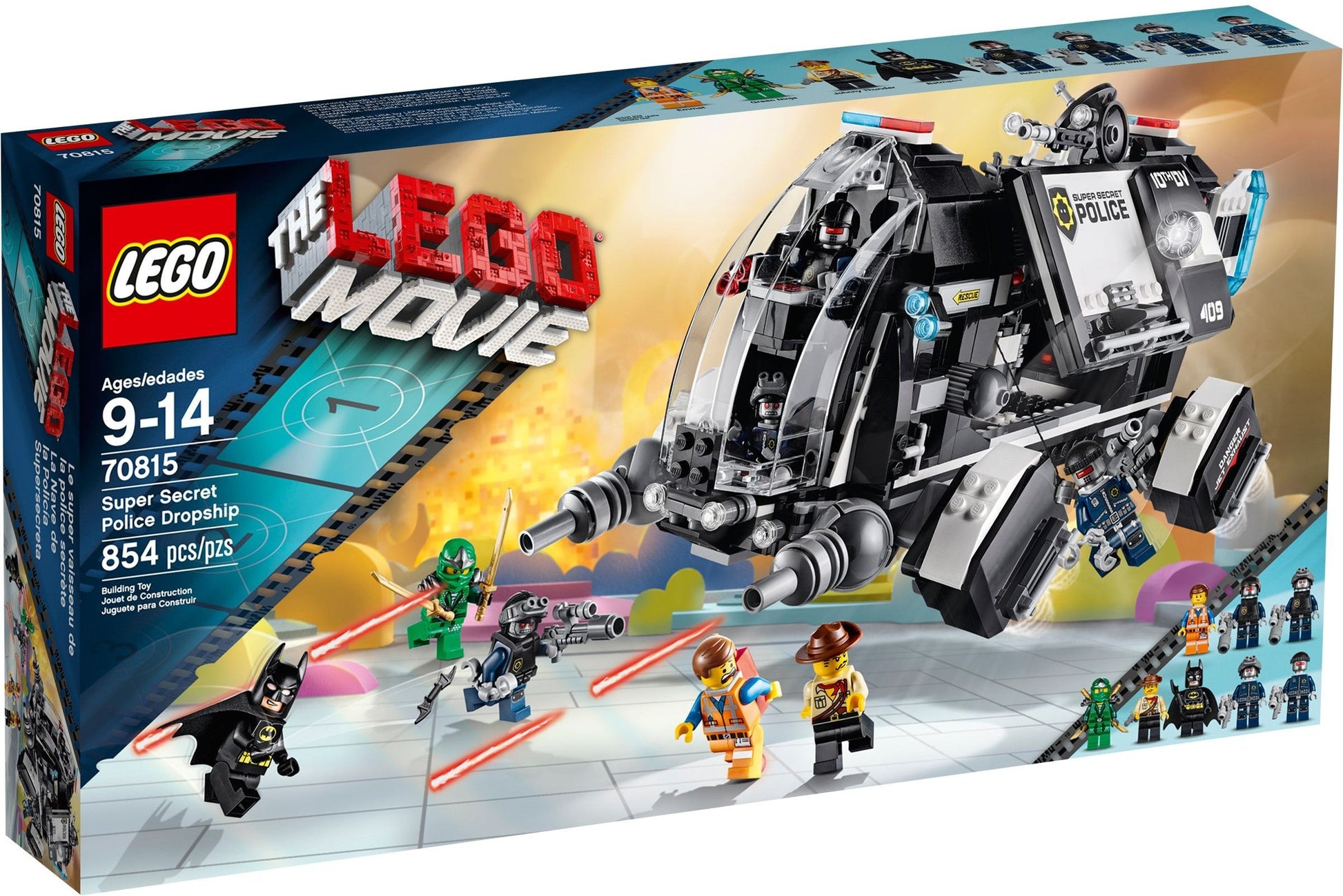 LEGO 70815 The LEGO Movie Super Secret Police Dropship- Auzzi Store