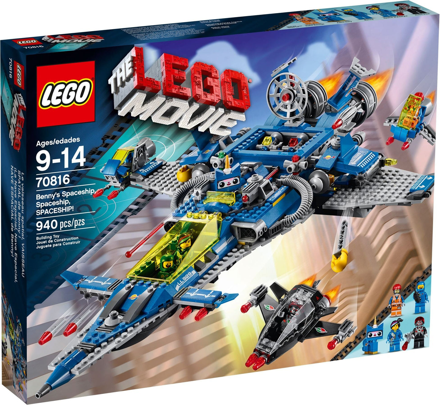 LEGO 70816 Benny's Spaceship, SPACESHIP! Building Set
