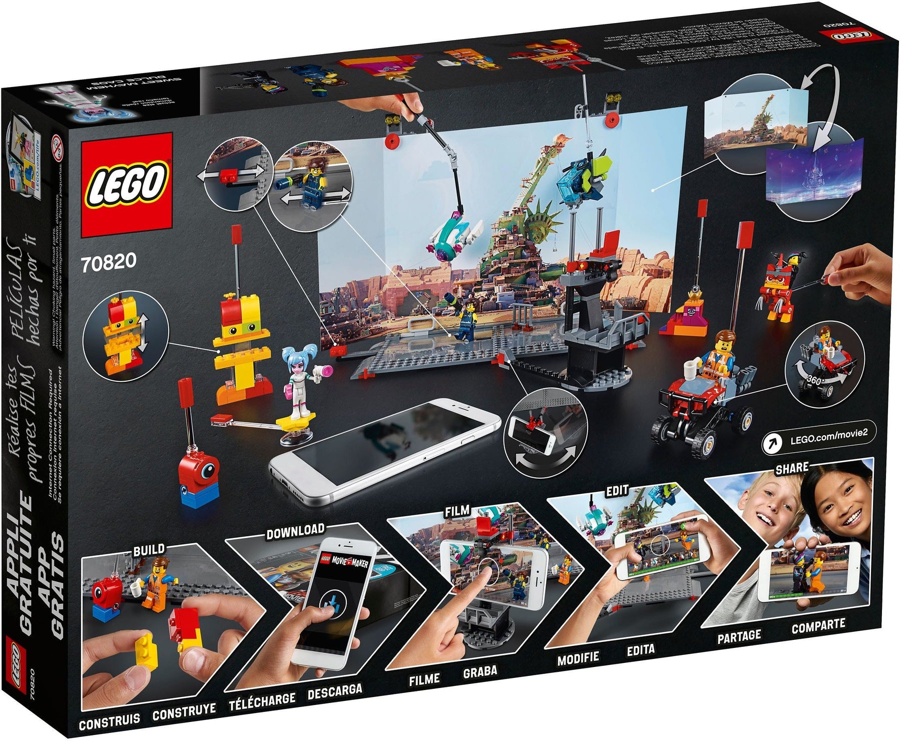 LEGO 70820 Movie Maker Set - Film Your Own LEGO Movie! - SuperSaverAU - view 2