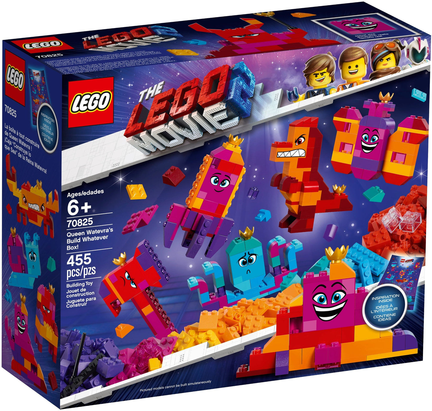LEGO 70825 The LEGO Movie Queen Watevra's Build Whatever Box!- Auzzi Store