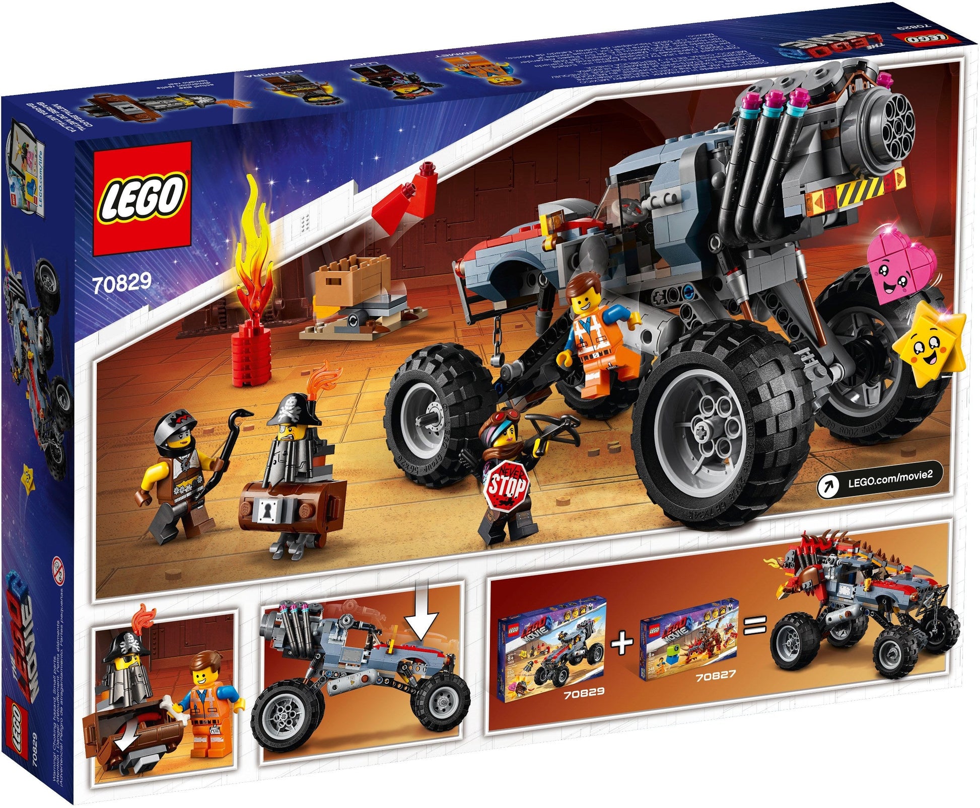 LEGO 70829 The LEGO Movie Emmet and Wyldstyle's Escape Buggy- Auzzi Store
