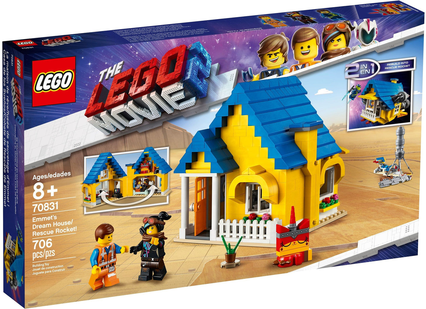 LEGO 70831 The LEGO Movie Emmet's Dream House / Rescue Rocket- Auzzi Store