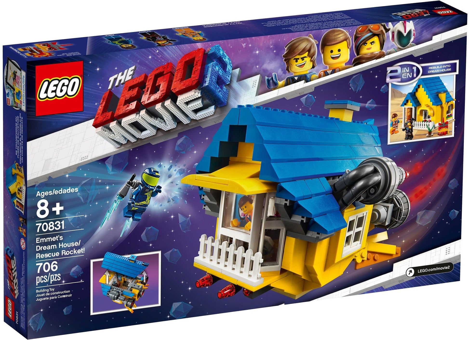 LEGO 70831 The LEGO Movie Emmet's Dream House / Rescue Rocket- Auzzi Store
