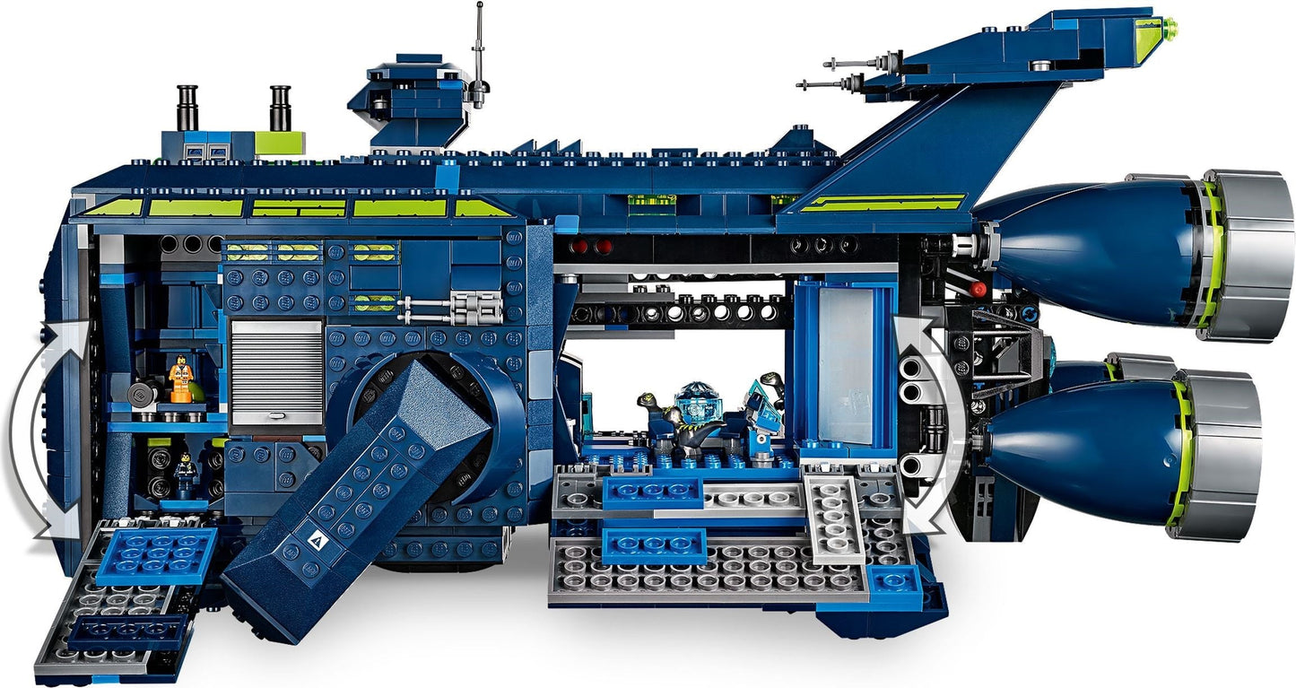 LEGO 70839 Rexcelsior! Spaceship Toy with Rex Dangervest
