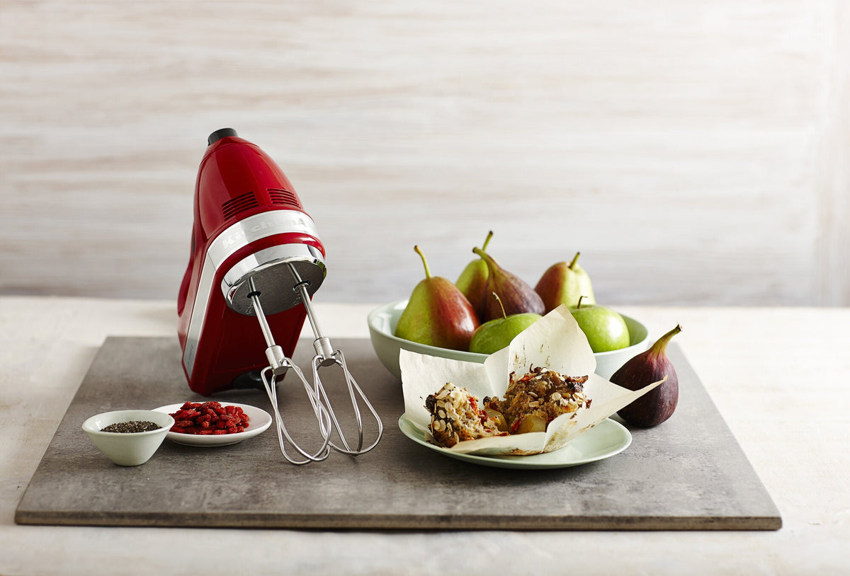 KitchenAid KHM926 Artisan Hand Mixer - 85W, Empire Red, Nine Speeds, Soft Start - 93810