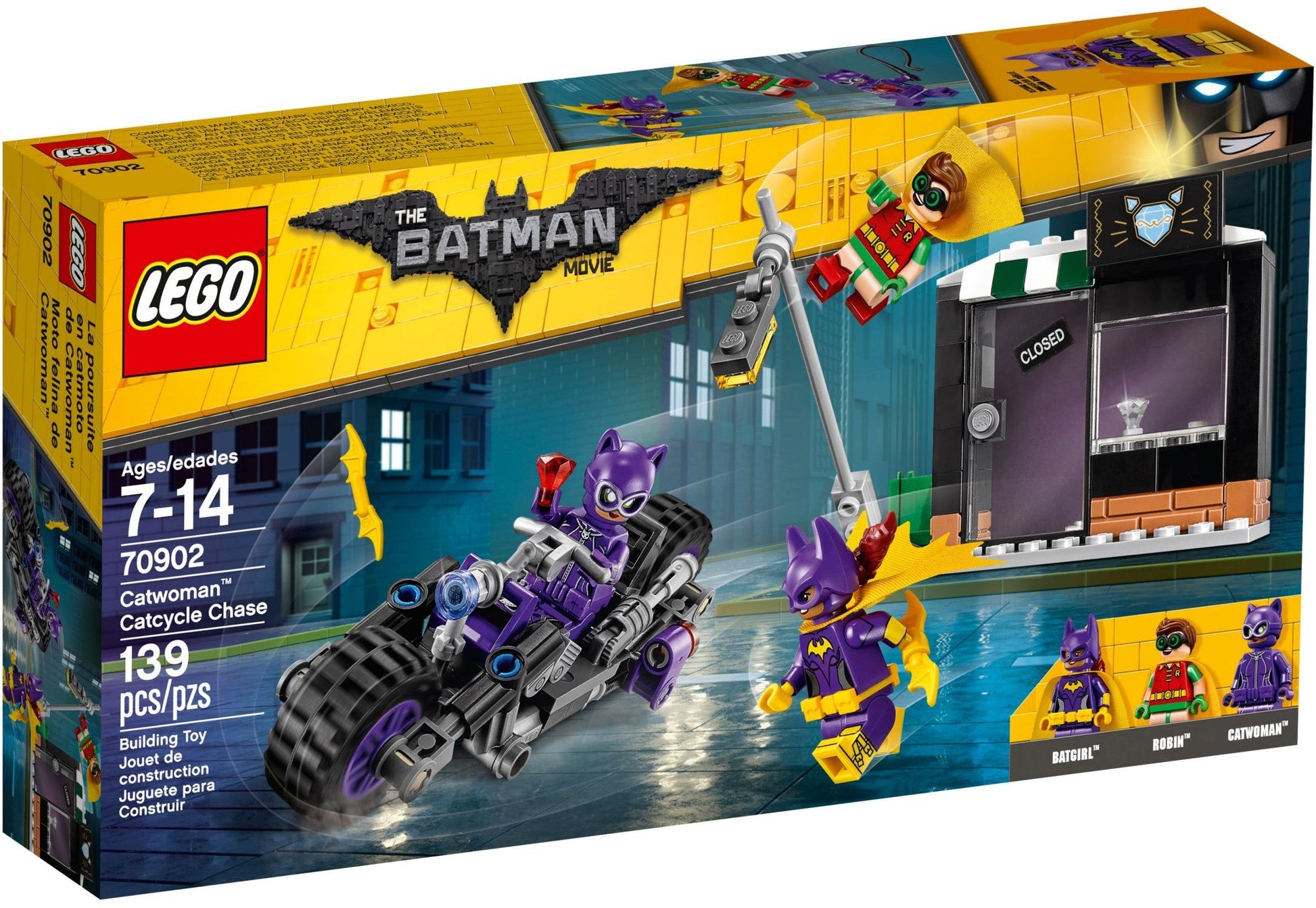 LEGO DC Comics Super Heroes Batman Movie Catwoman Catcycle Chase 70903- Auzzi Store