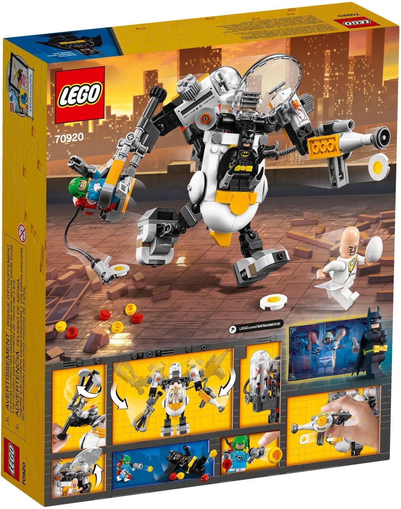 LEGO 70920 Egghead Mech Food Fight: Batman vs. Condiment King