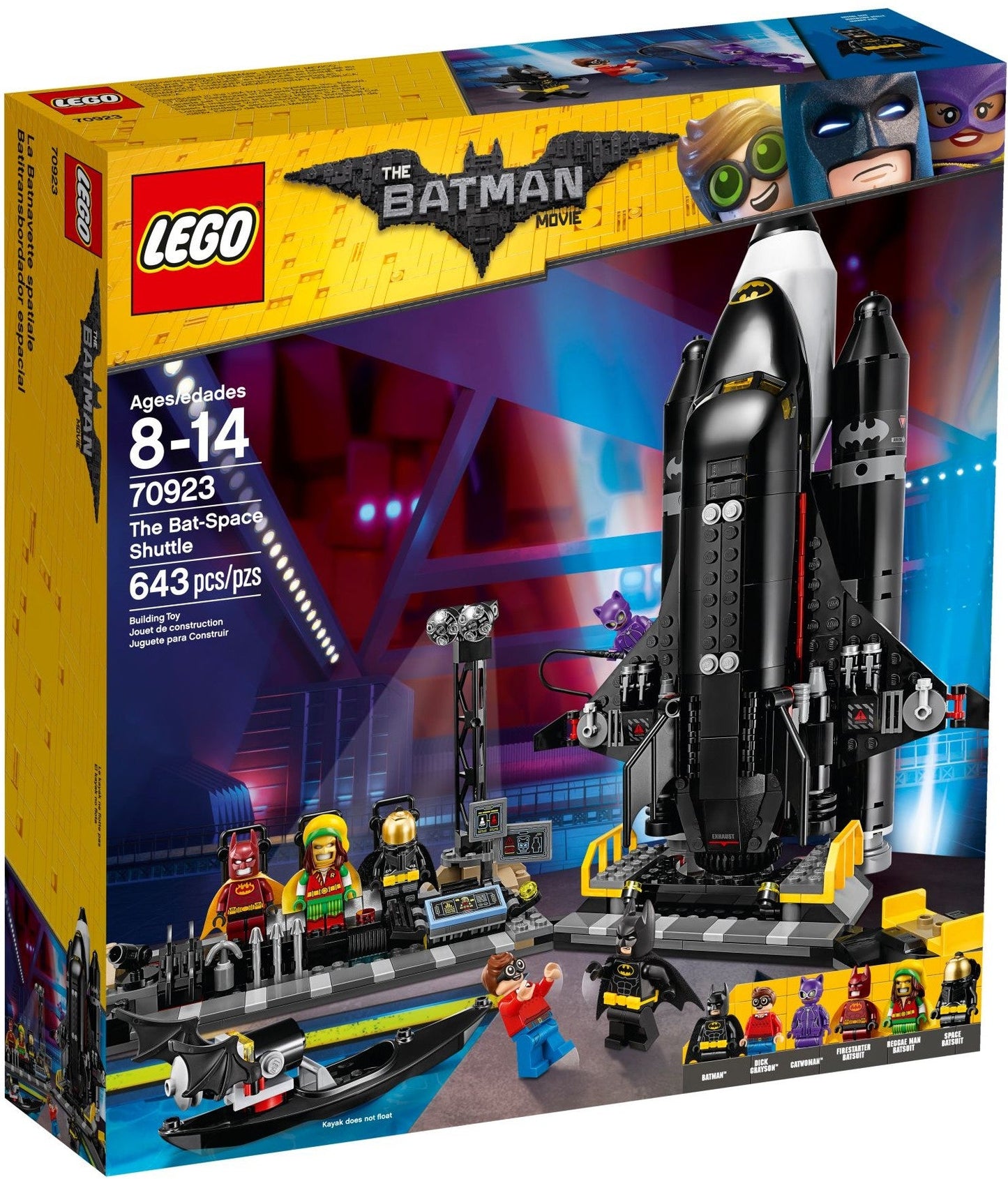 LEGO 70923 Bat-Space Shuttle & Batcave Playset