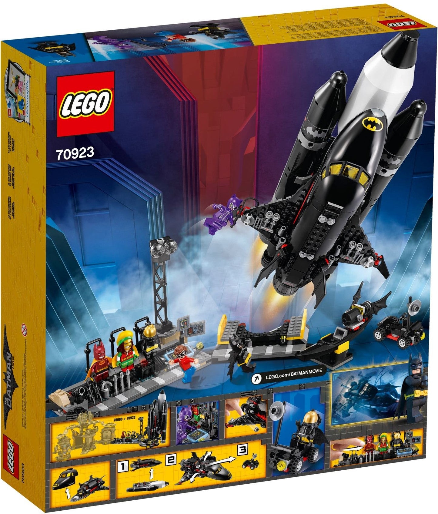 LEGO 70923 Bat-Space Shuttle & Batcave Playset