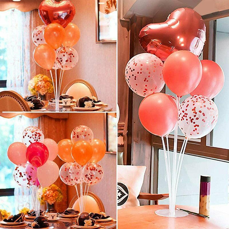 70cm Balloon Column Stand Kit with Base, Poles and Cups – 3Sets - view 4