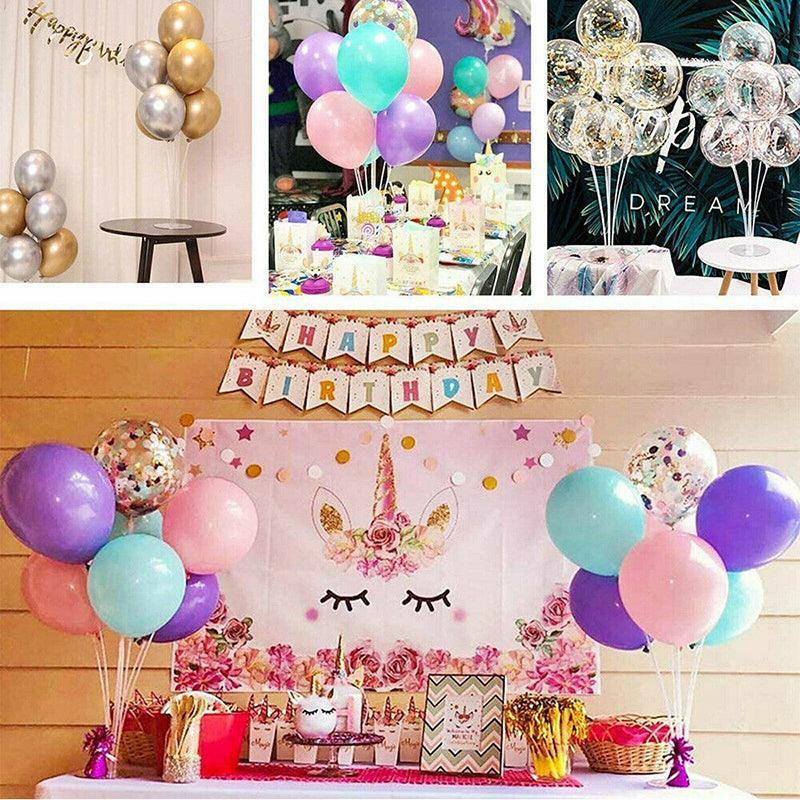 70cm Balloon Column Stand Kit with Base, Poles and Cups – 3Sets - view 9