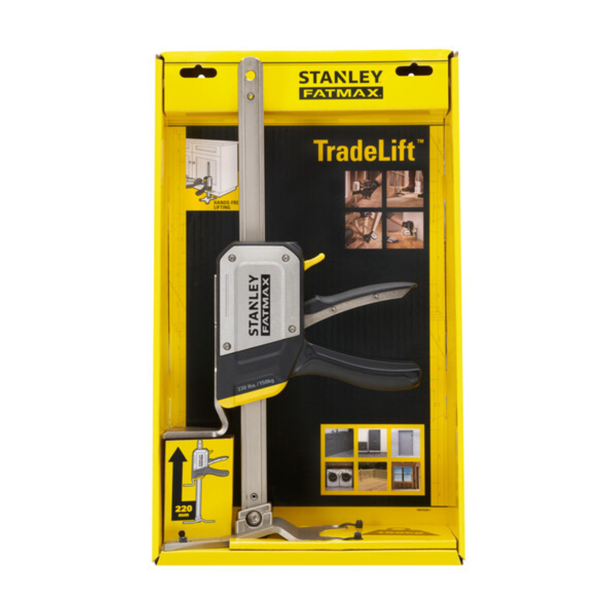 Stanley Fatmax Tradelift - Heavy-Duty Lifting Tool - 150kg Capacity - 220mm Height