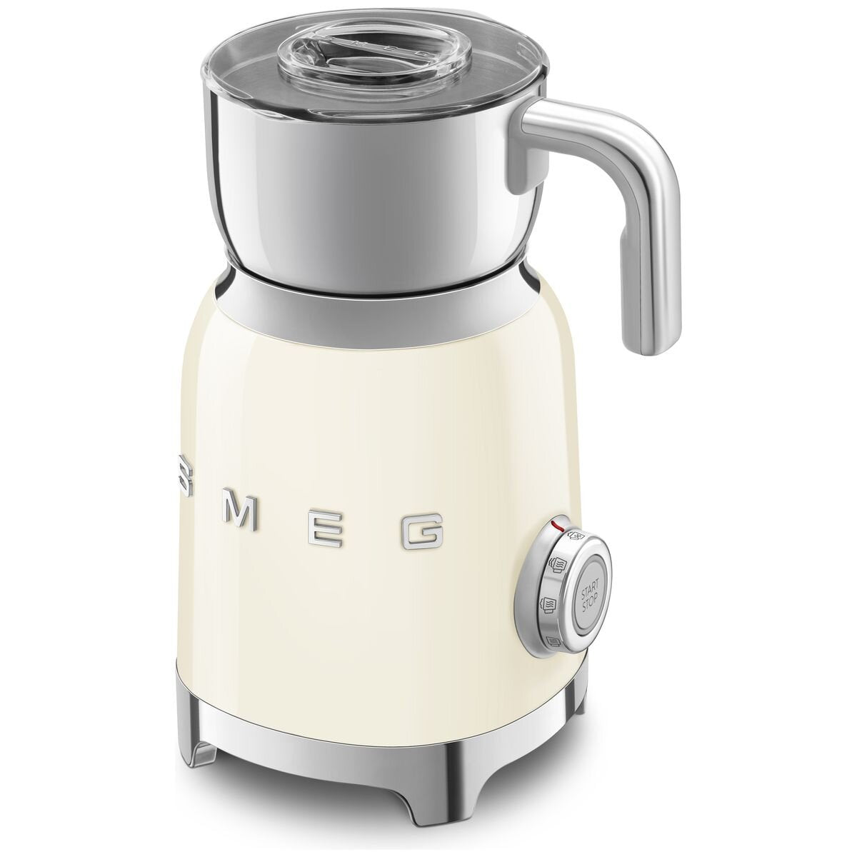 Smeg 50's Style Retro Milk Frother - Cream, 6 Pre-Set Programs, Induction Heating - MFF11CRAU