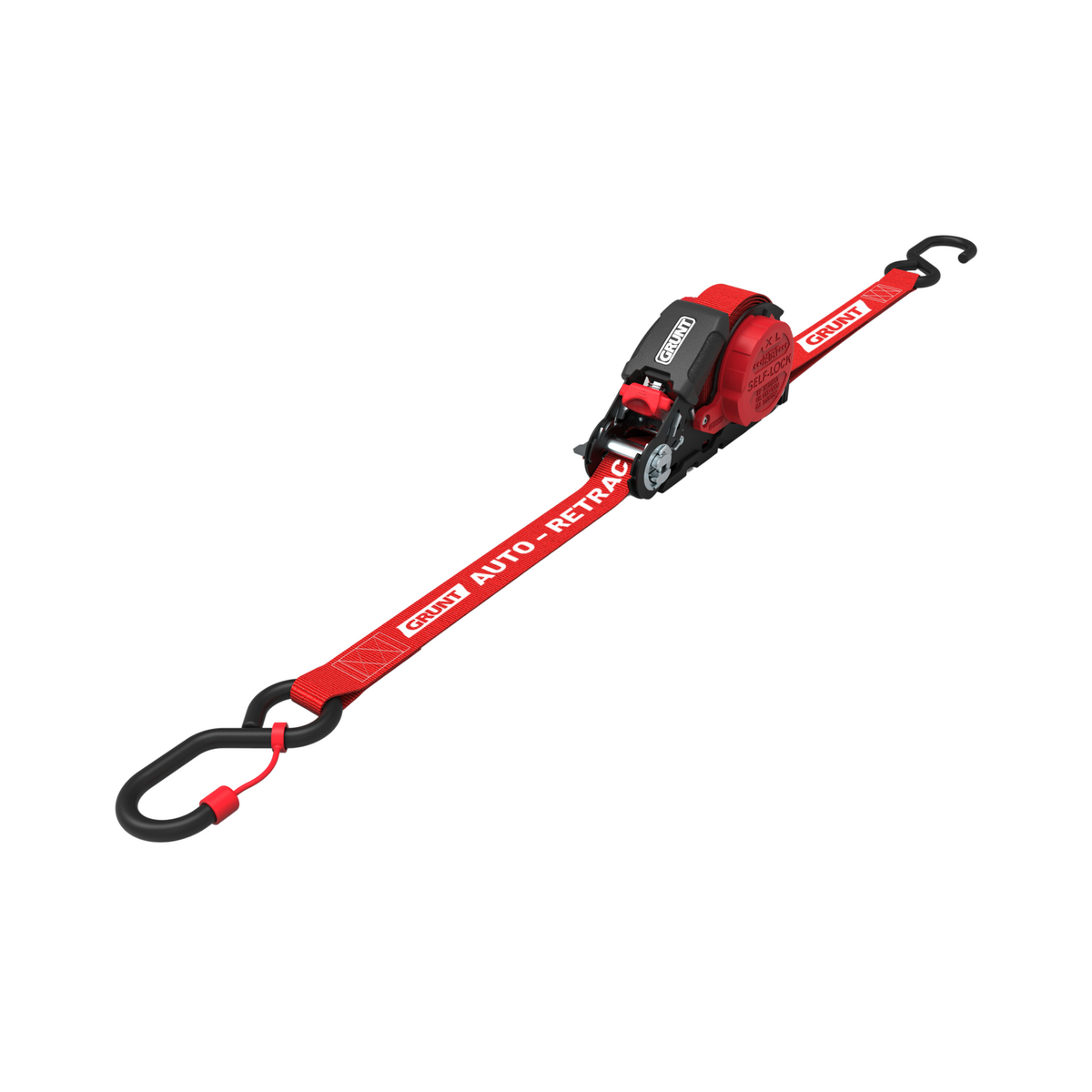 Grunt Auto Retracta Tie Down - 35mm x 5m - 350kg Capacity - Safety Mechanism - SuperSaverAU - view 1