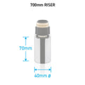 Billi Xi Font with 70mm Riser - Urban Brass Finish - Suits Selected Billi Systems - 2 Year Warranty - 992800UB