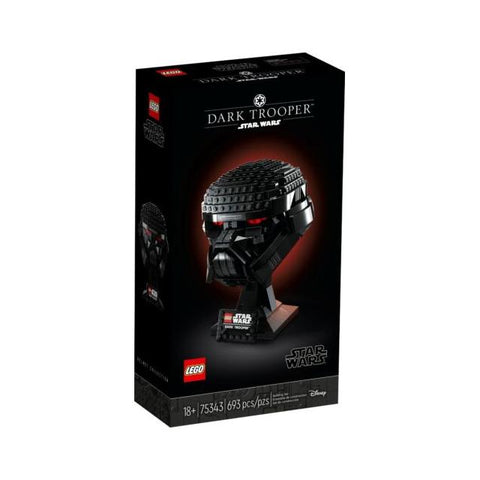 LEGO Star Wars 75343 Dark Trooper Helmet The Mandalorian Set 18+ - SuperSaverAU - view 1