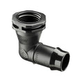 Pope 19mm Barbed x 15mm BSP Female Threaded Elbow 3 Pack - Black Poly, 1000kPa