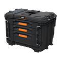AEG Quickstack 2.0 3-Drawer Toolbox - 385mm x 411mm x 566mm - Durable Storage - SuperSaverAU - view 1