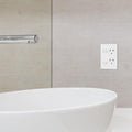 Deta X6 White Double Vertical Power Point - 2 Outlets - Polycarbonate - Easy Installation - SuperSaverAU - view 3