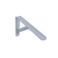 Carinya 200 x 150mm White Light Stayed Bracket, Powder Coated Steel, Multi-Orientation Wall Mount