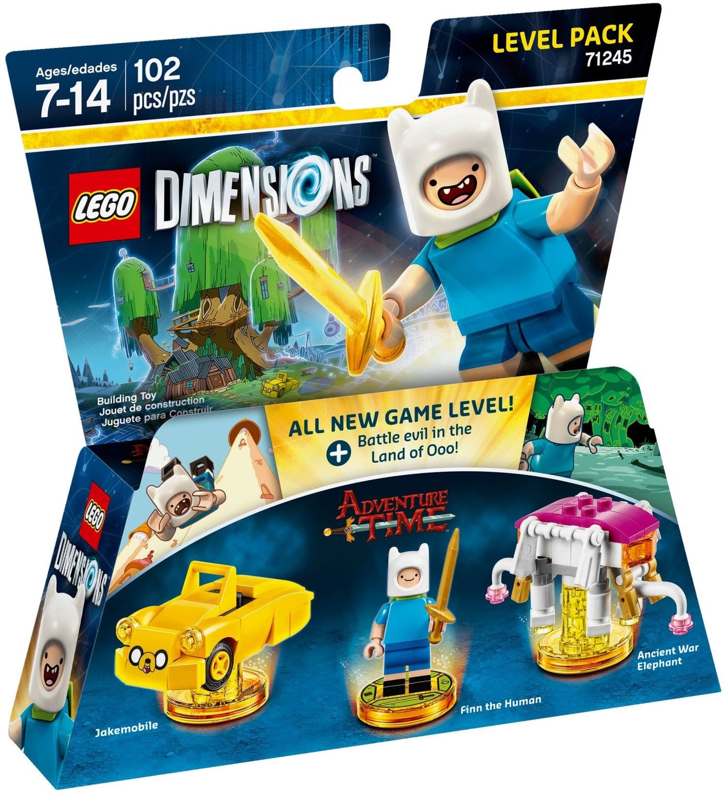 LEGO 71245 Adventure Time Level Pack: Finn & Jake